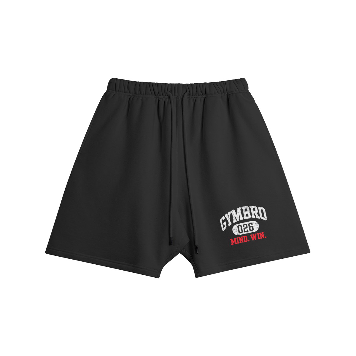 Short unisexe oversize en polaire brossée