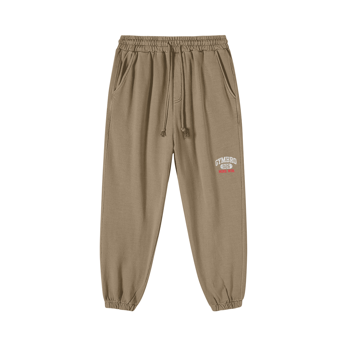Pantalon de survêtement ample unisexe super épais lavé