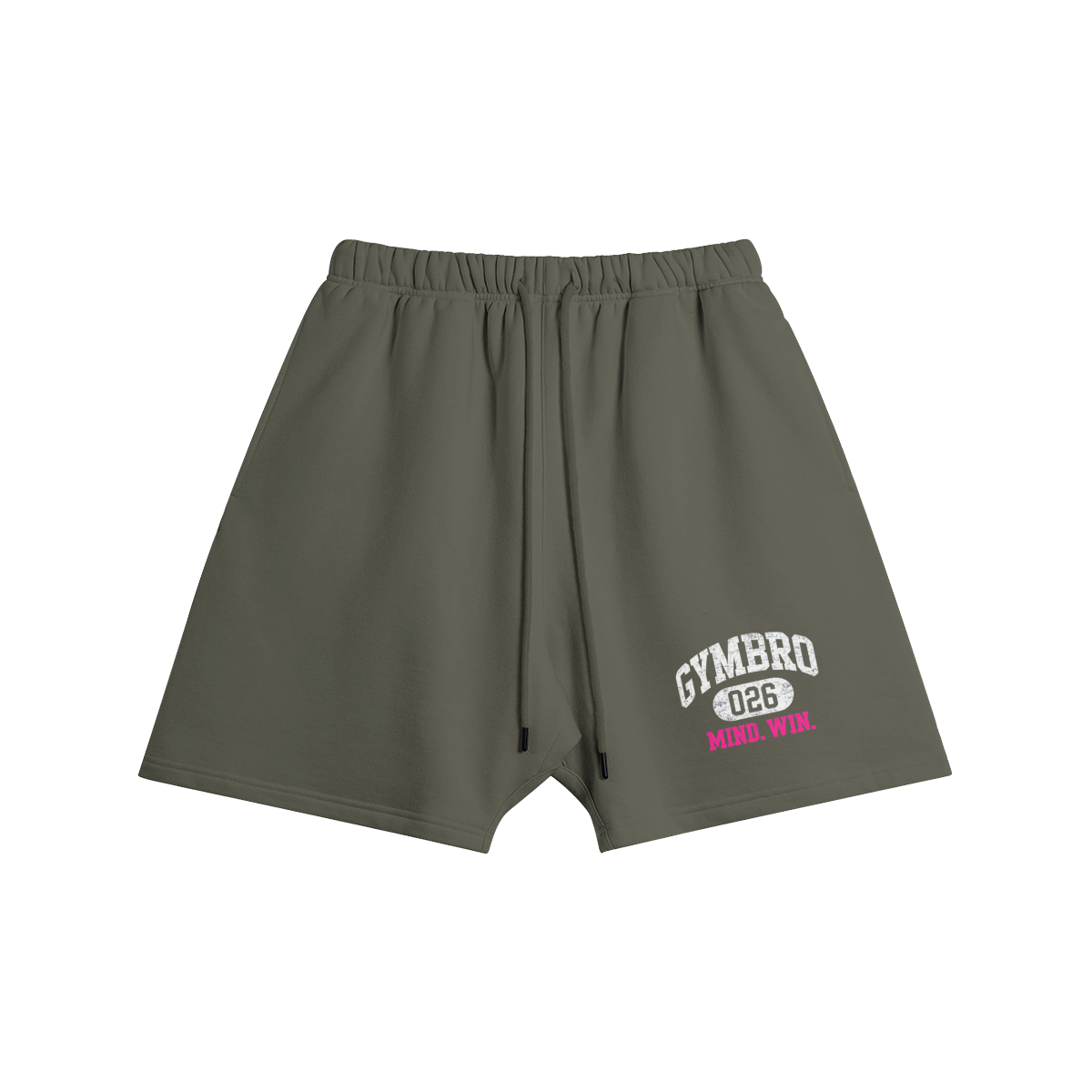 Short unisexe oversize en polaire brossée femme
